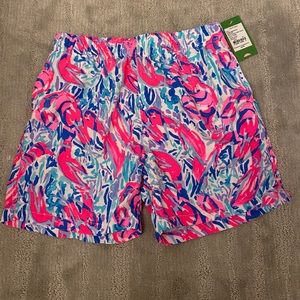 Lilly Pulitzer boys swim trunks